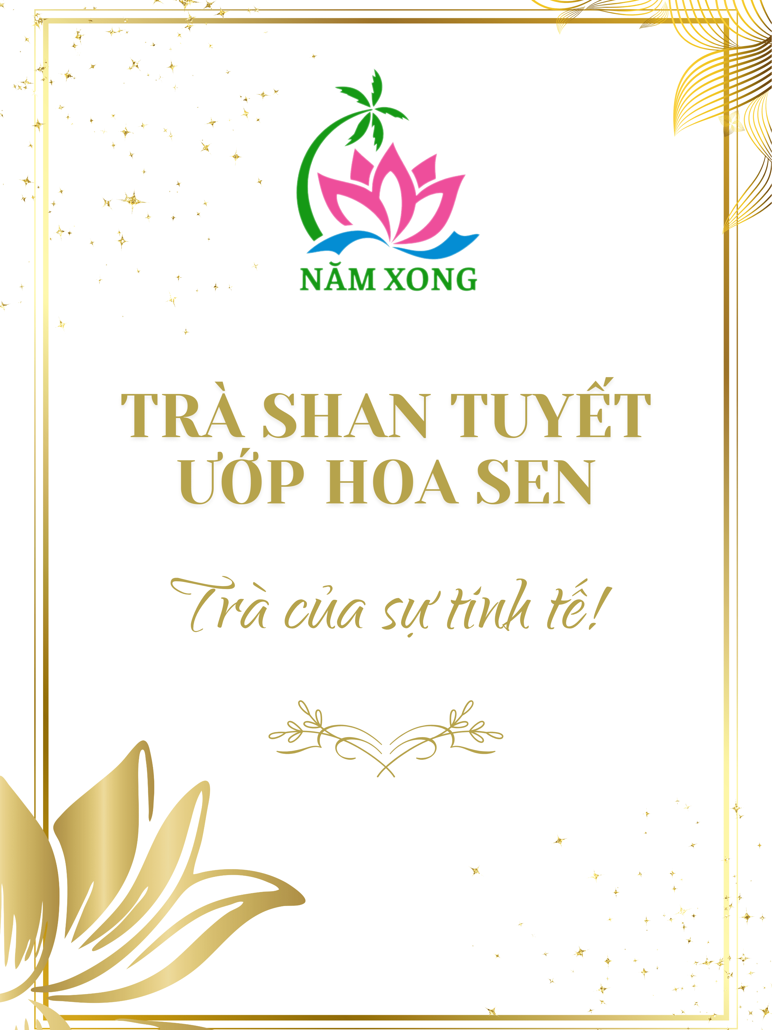 Trà Shan Tuyết Ướp Hoa Sen