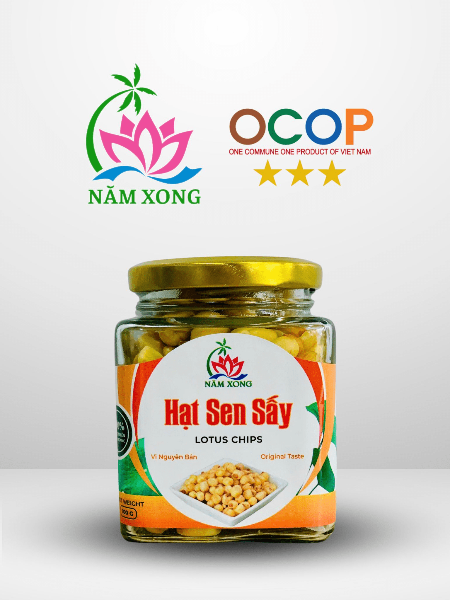 Hạt Sen Sấy Giòn Hủ 100g