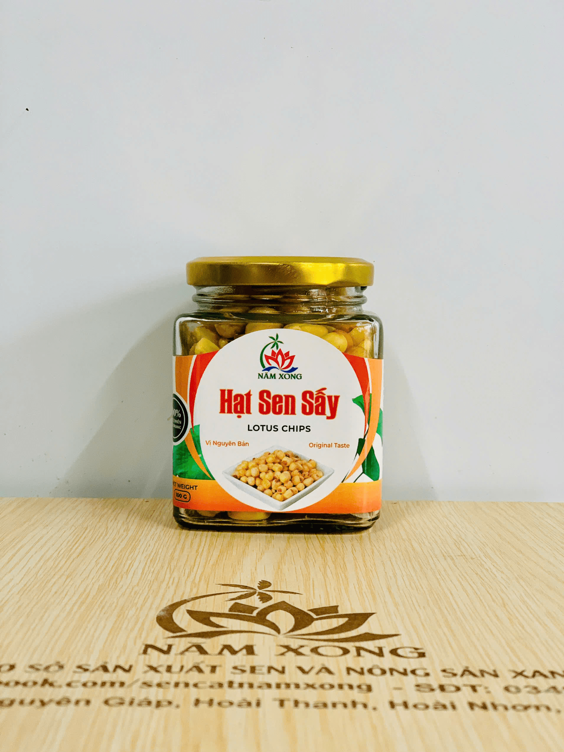 Hạt Sen Sấy Giòn Hủ 100g