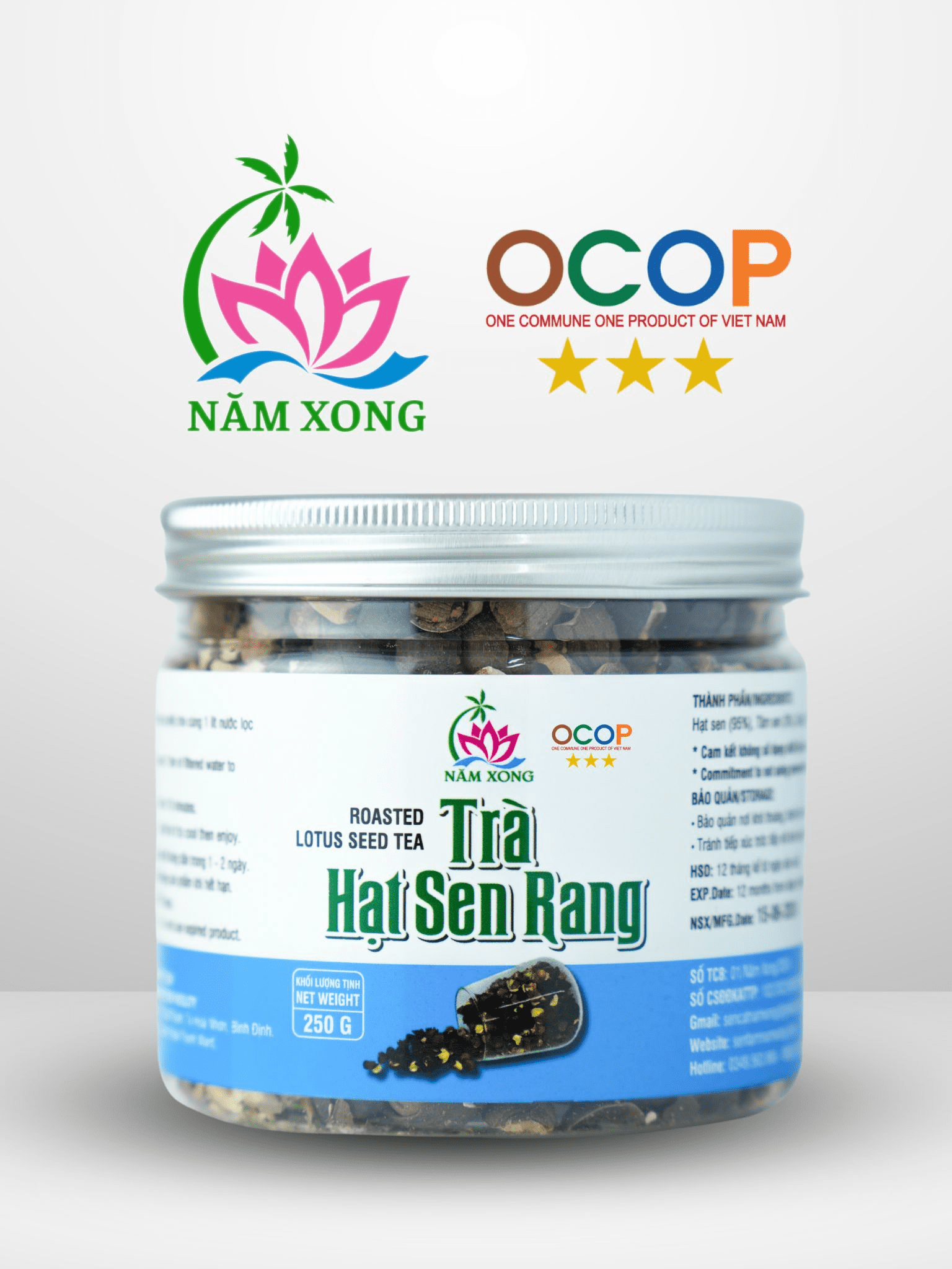 Trà Hạt Sen Rang 250g