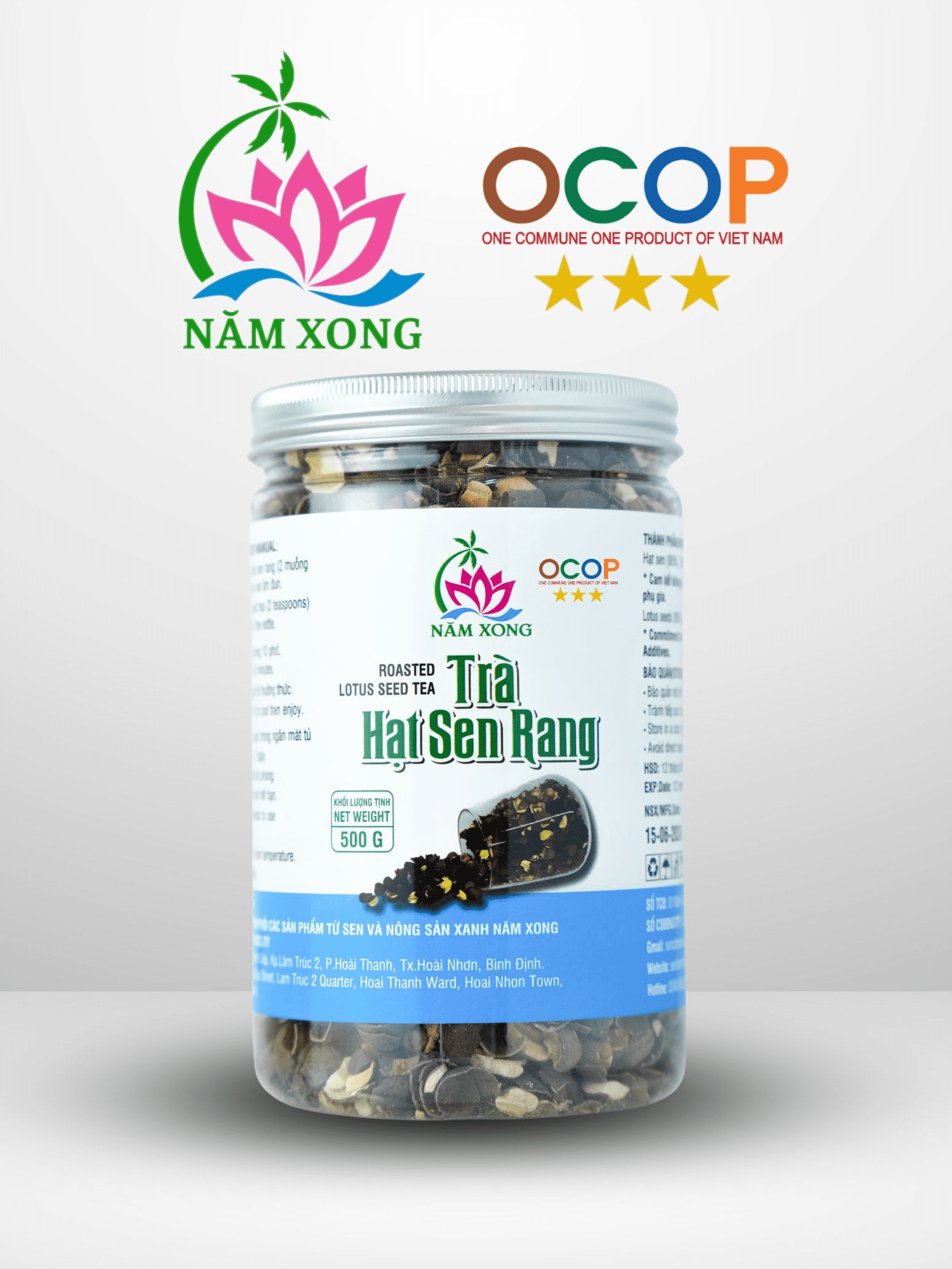 Trà Hạt Sen Rang 500g