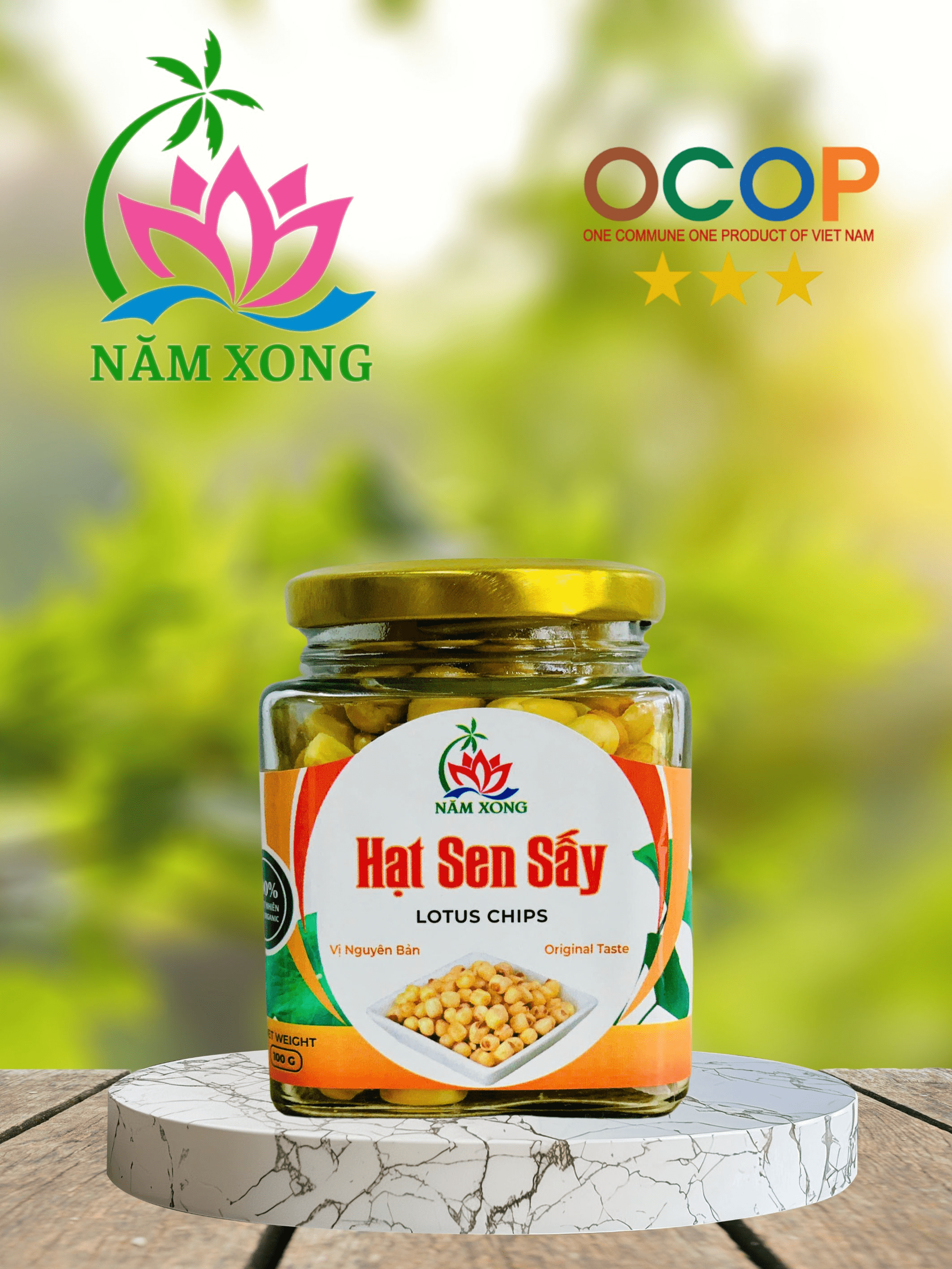 Hạt Sen Sấy Giòn Hủ 100g