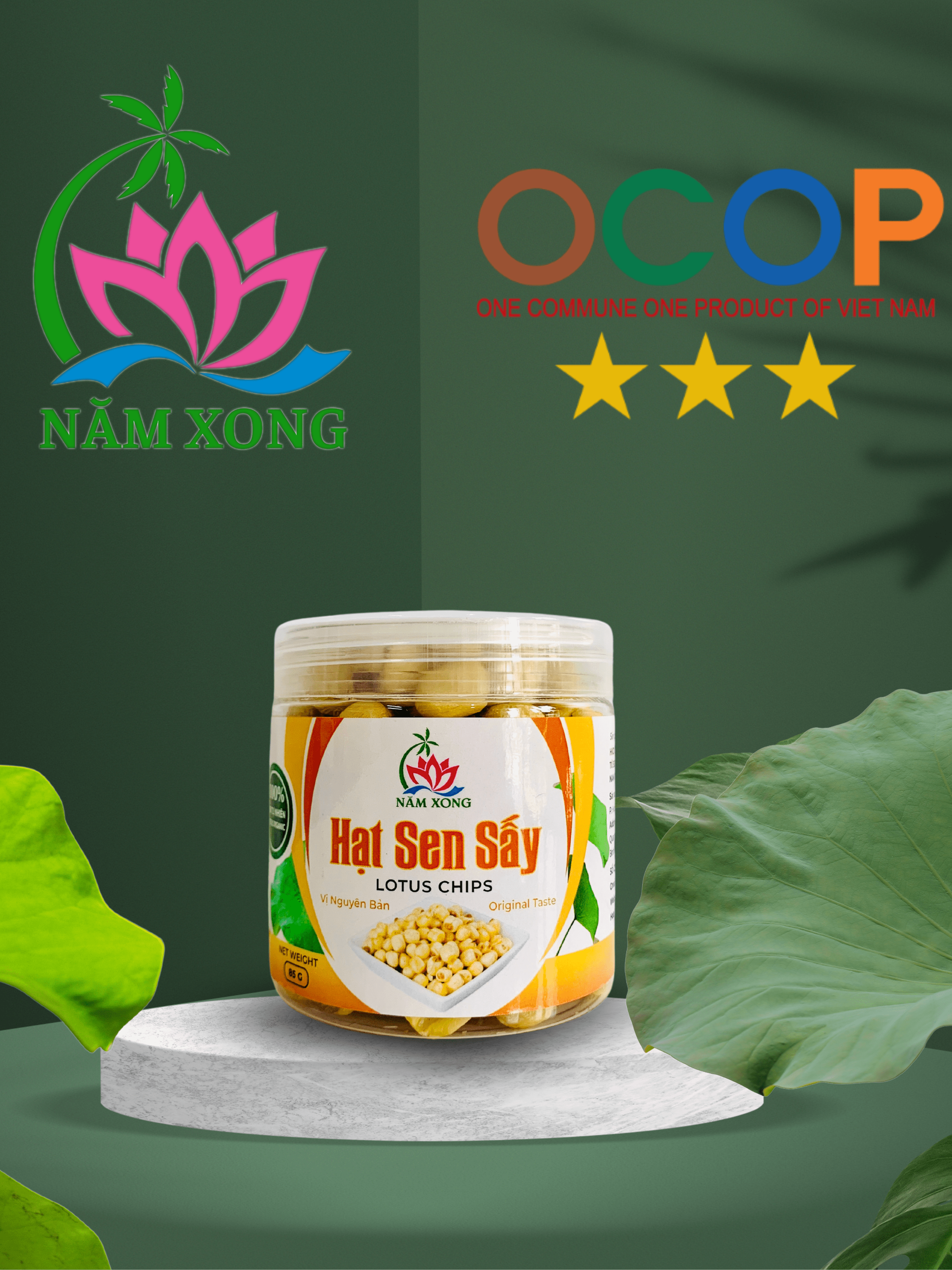 Hạt Sen Sấy Giòn Hủ 85g